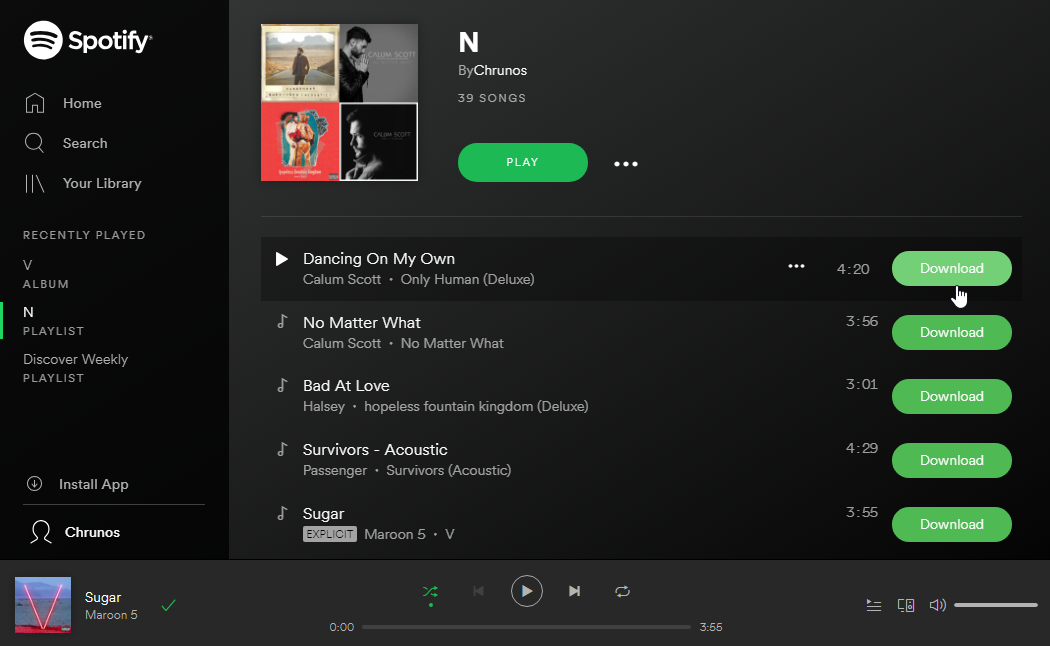 Mac download music from spotify playlists